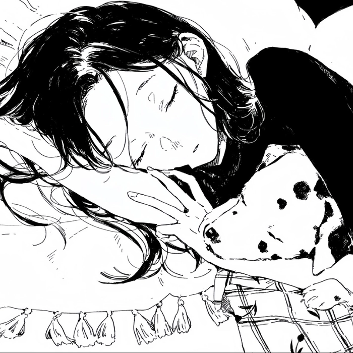 Avatar buồn nữ anime hiện lên vẻ cô độc đầy suy tư