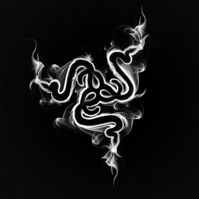 Avatar dark logo ba con rắn khói trắng huyền bí