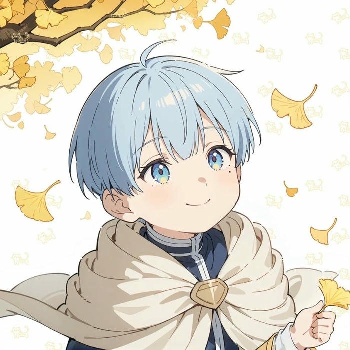 Avatar discord anime chàng trai tóc xanh điển trai