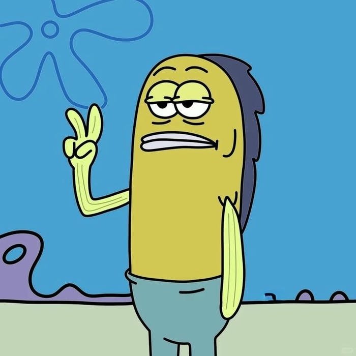 Avatar meme cá vàng mặt chán đời giơ tay chữ V