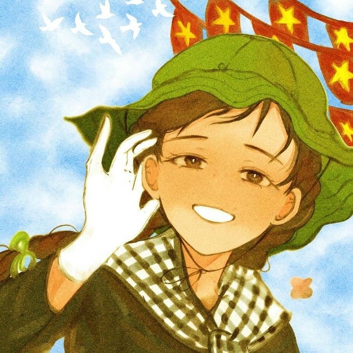 Avatar quốc kỳ hình nền cờ Việt Nam người đội mũ cầm cờ