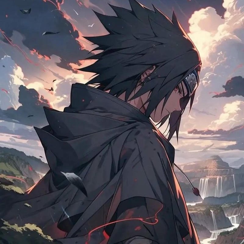 Avatar sasuke góc nghiêng thần thánh phong cảnh đẹp