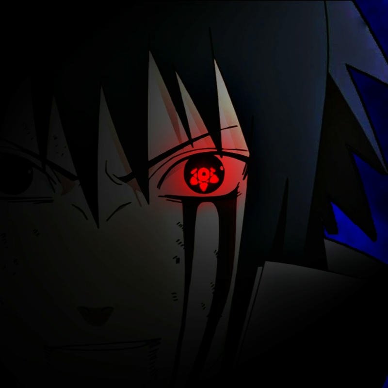 Avatar sasuke mắt rinnegan trong bóng tối bí ẩn