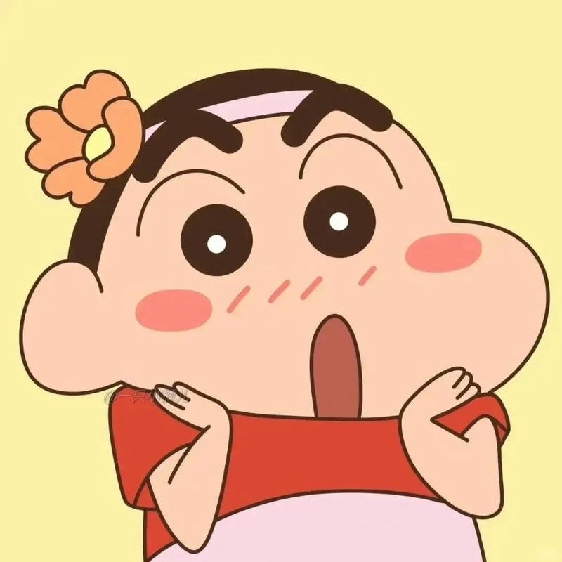 Avatar shin cậu bé bút chì cài hoa lên tóc ngượng ngùng