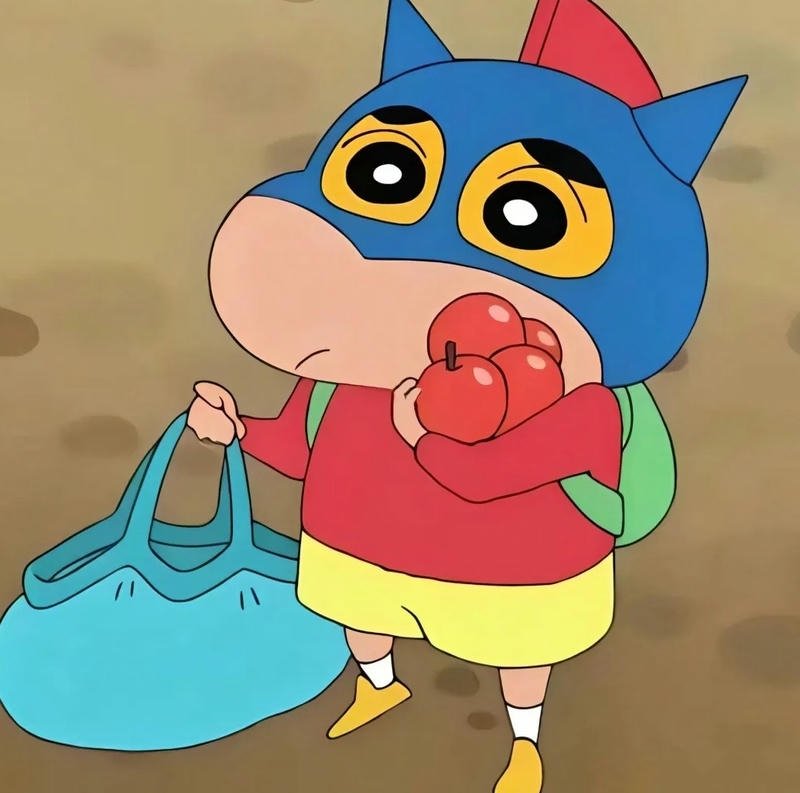 Avatar shin cậu bé bút chì đi chợ mua sắm đồ ăn