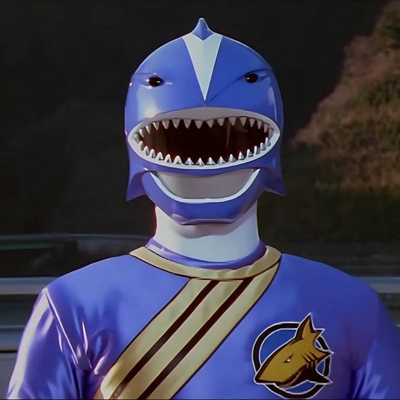 Avatar siêu nhân xanh dương cá mập đại dương sâu