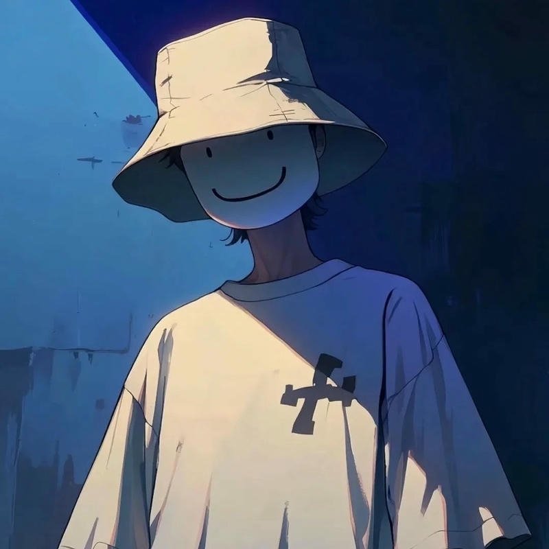 Avatar tiktok đẹp nam đeo mặt nạ cười bí ẩn