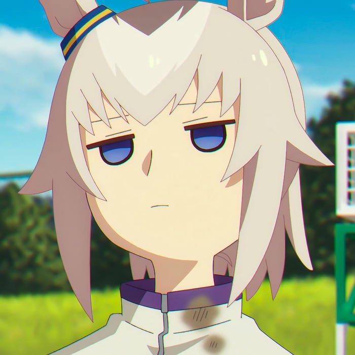 Avatar vô tri anime chàng trai liếc mắt khinh bỉ phán xét