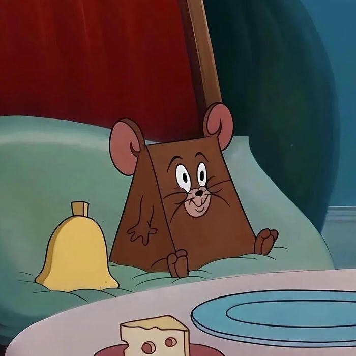 Avatar vô tri chuột Jerry mặt sưng phồng hài hước