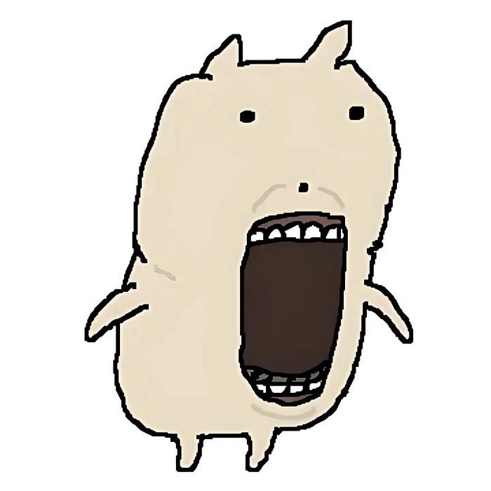 Avatar vô tri sinh vật lạ há mồm hét to