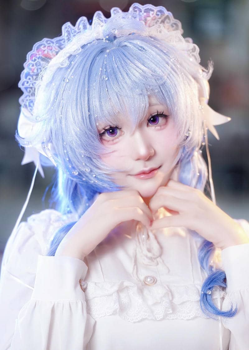 Cosplay Ganyu đẹp tinh khôi phong cách nguyên bản