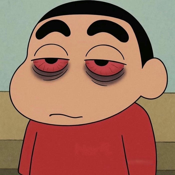 Discord avatar Shin cậu bé bút chì mắt lờ đờ