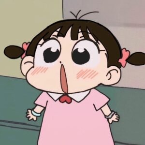 Discord avatar cô bé buộc tóc hai bên ngạc nhiên