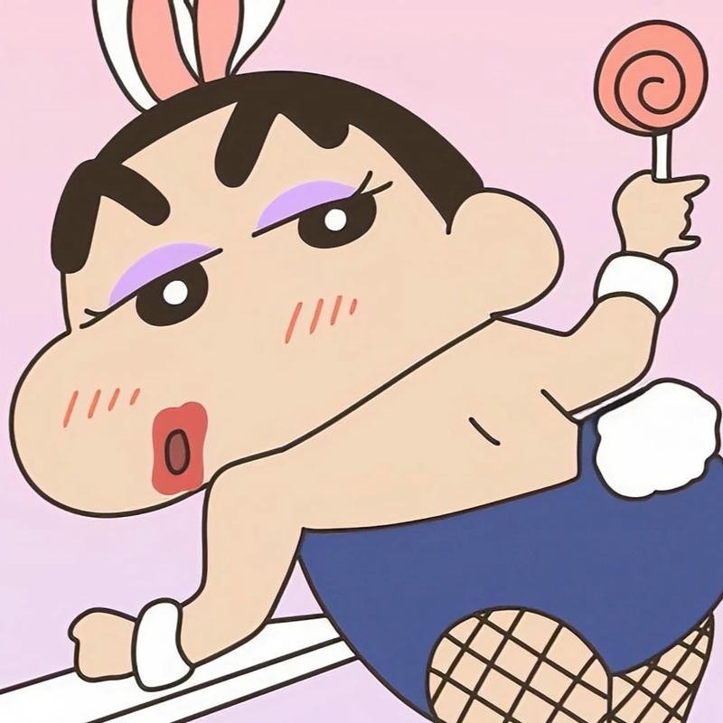 Hình Shin hóa trang thỏ ngọc gợi cảm phong cách bựa