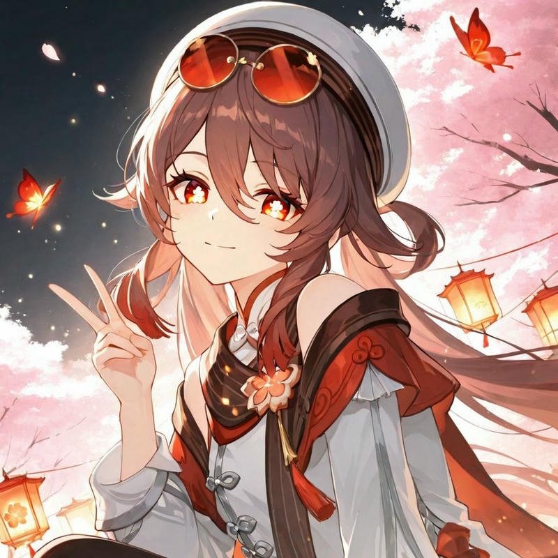 Hình đại diện nữ đáng yêu tóc nâu mắt cười duyên