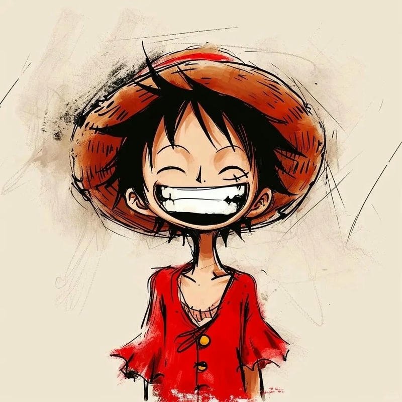 Hình nền luffy mũ rơm cười tươi rạng rỡ