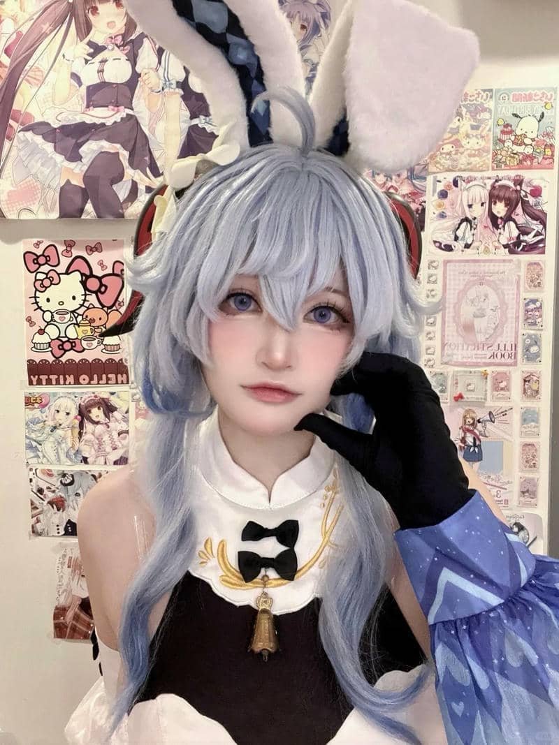 Tấm ảnh cosplay Ganyu thanh thoát đầy khí chất