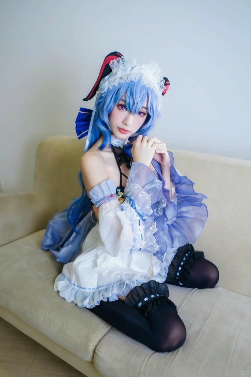 Tạo dáng Ganyu phong cách Cryo đầy lạnh giá