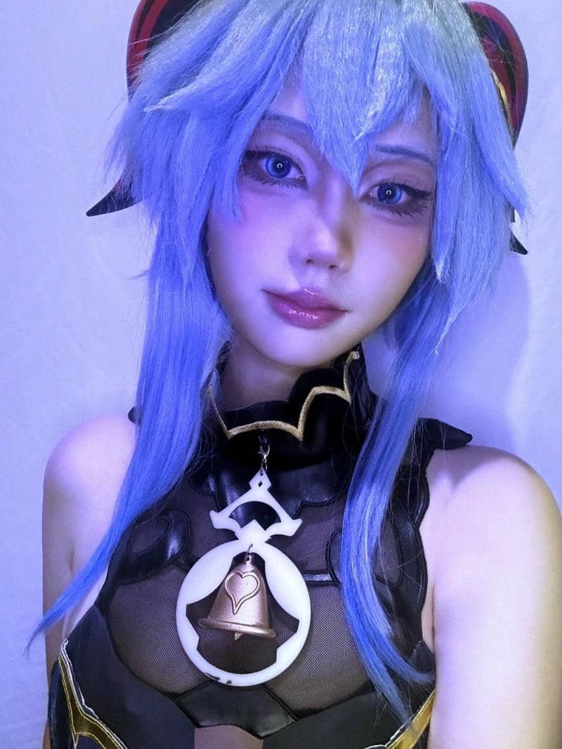 Tạo hình Ganyu tươi sáng giữa thiên nhiên