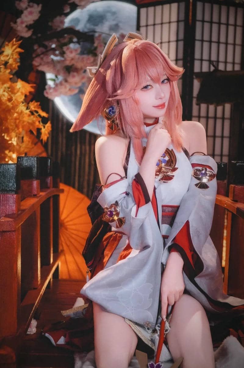 Yae Miko cosplay phong cách cosplay Nhật Bản