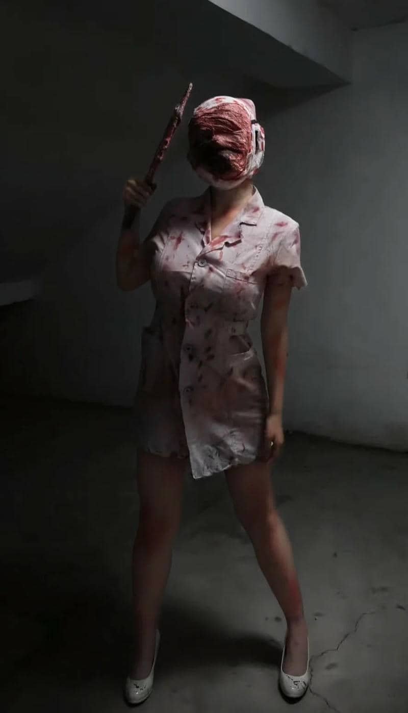 ảnh Halloween cosplay facepaint nghệ thuật chi tiết