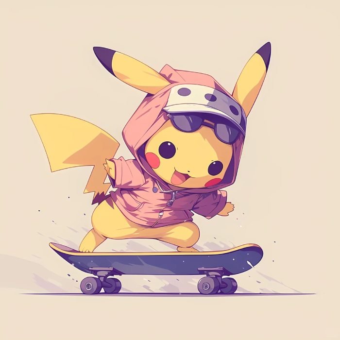 ảnh Pikachu mang nét đặc trưng nhất