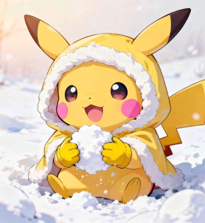ảnh Pikachu mang nụ cười trên môi