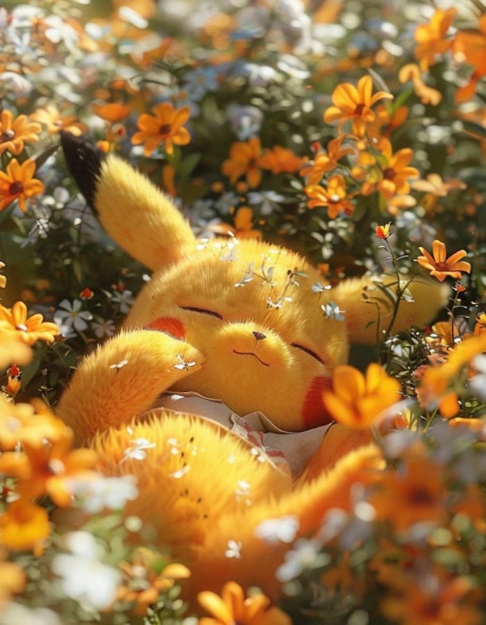 ảnh Pikachu trong khoảnh khắc dễ thương