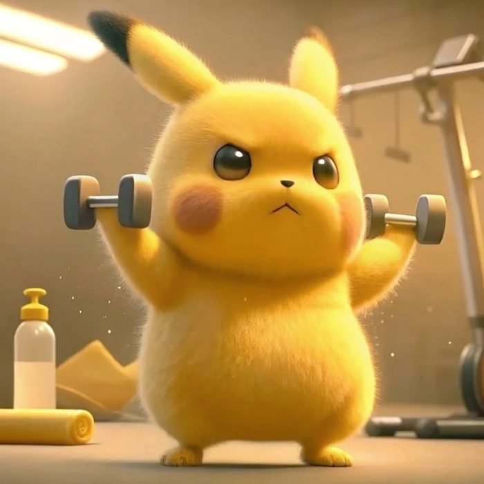 ảnh Pikachu với dáng vẻ quen mắt