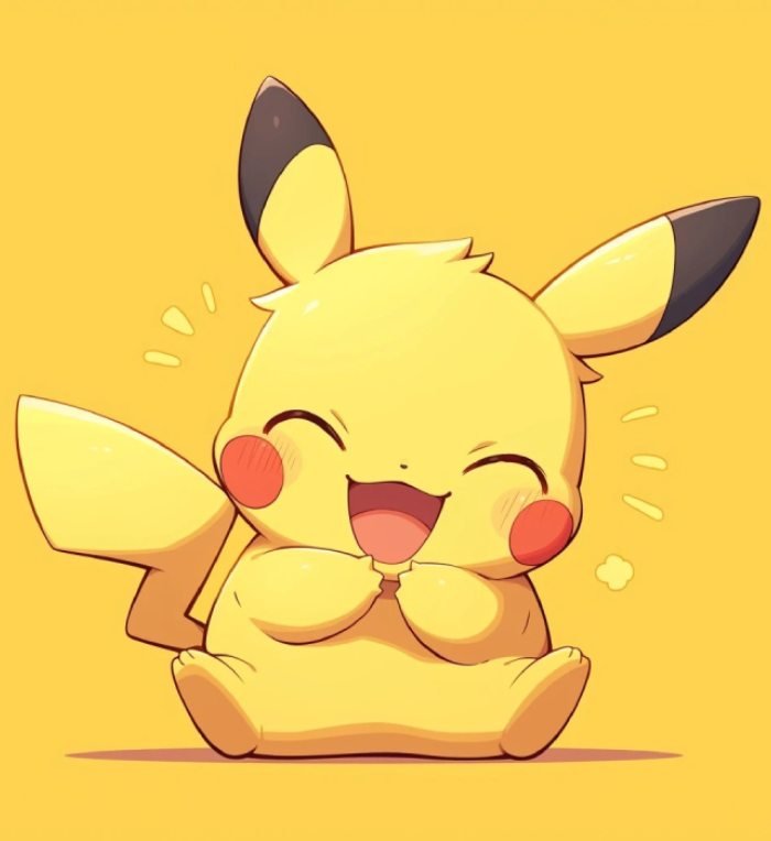ảnh Pikachu với phong cách hoạt hình
