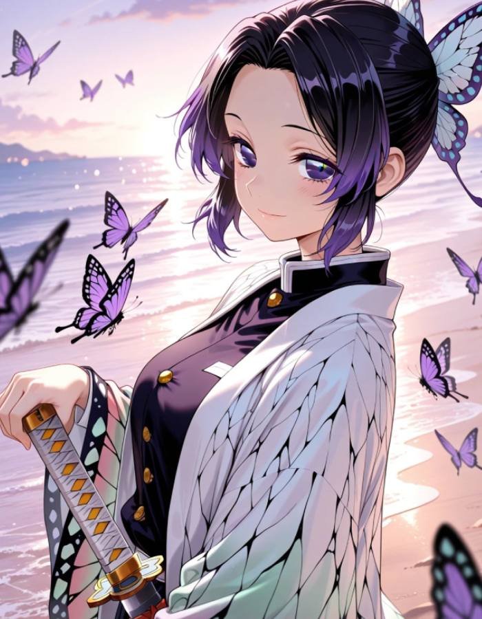 ảnh anime thanh gươm diệt quỷ bối cảnh chill