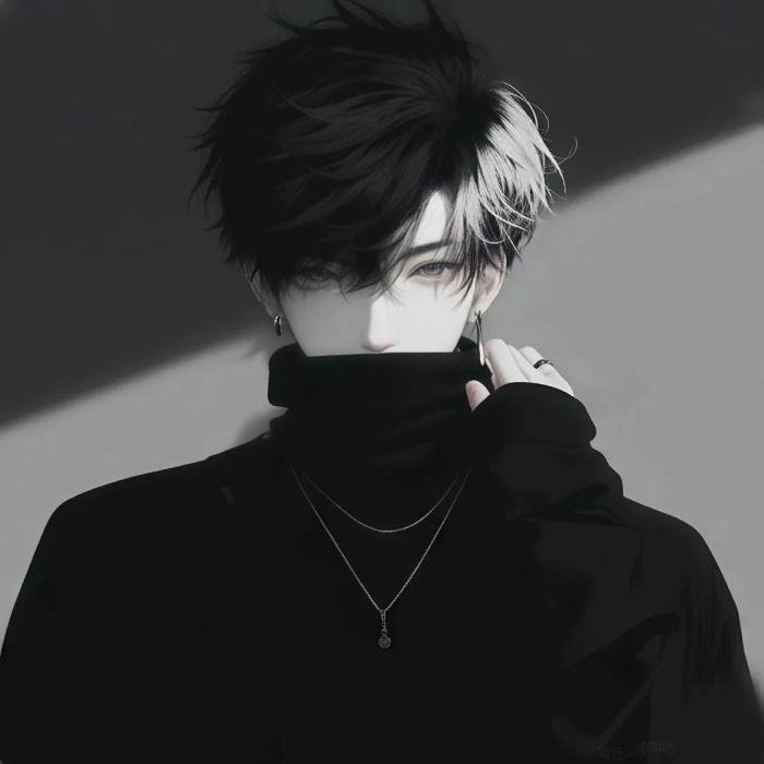 ảnh anime trắng đen khung cảnh vắng