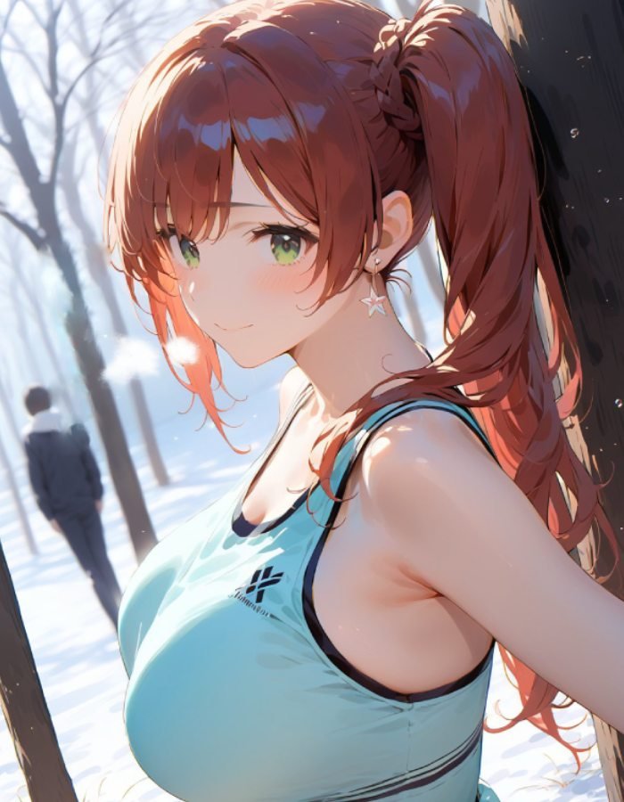 ảnh ecchi anime trang phục ôm dáng