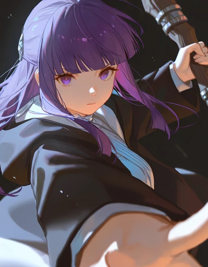 ảnh fern anime không gian trầm yên