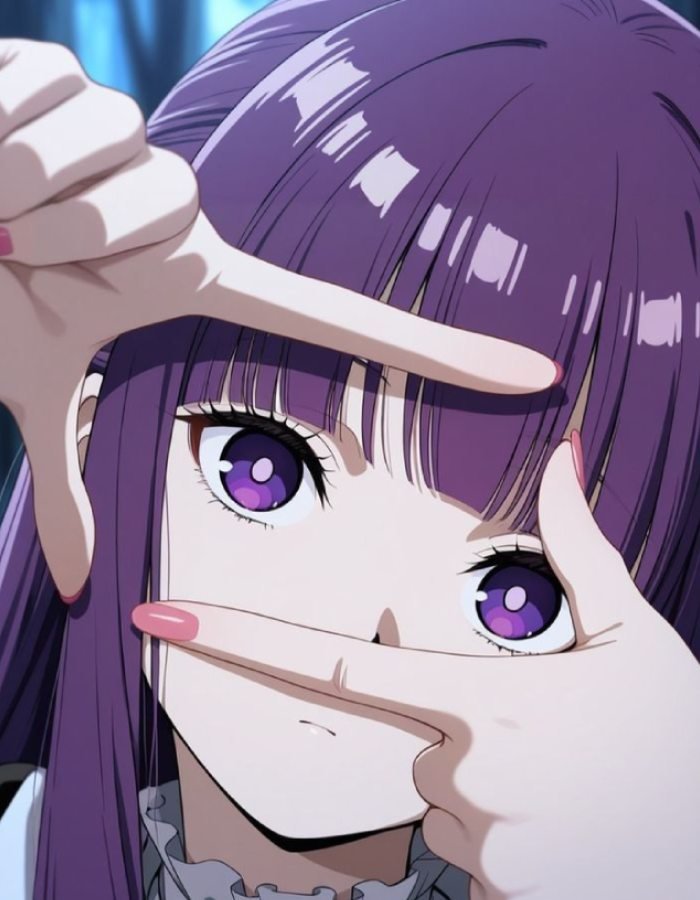 ảnh fern anime trong không gian yên tĩnh