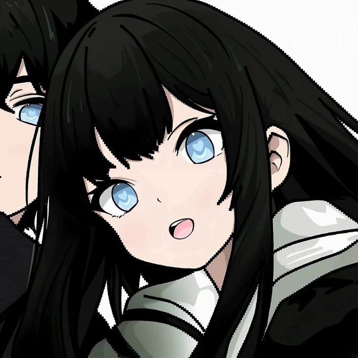 ánh mắt sắc lạnh avatar đôi anime ngầu