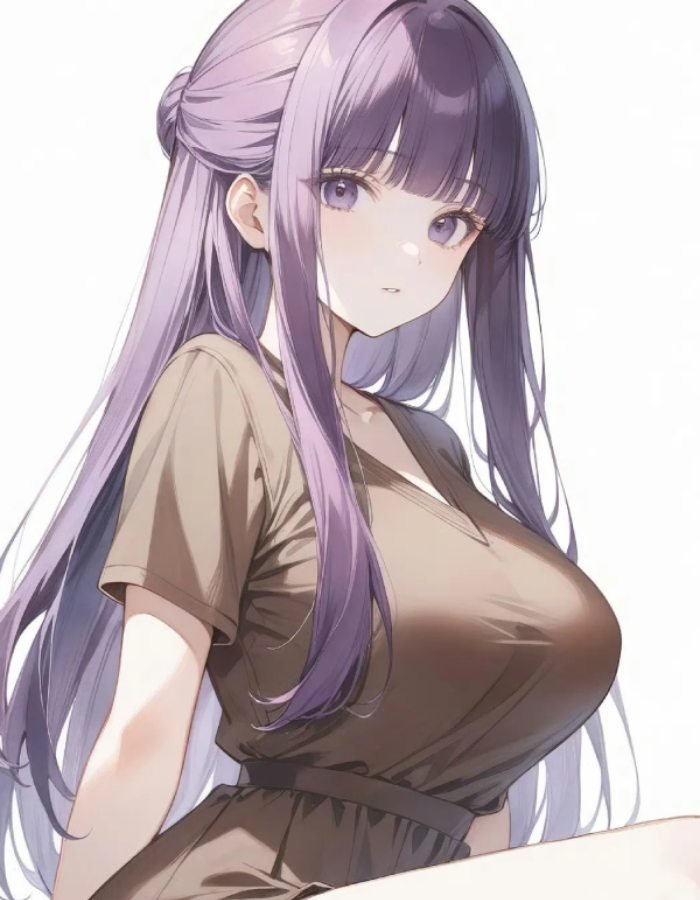 ánh mắt sâu lắng dịu ảnh fern anime