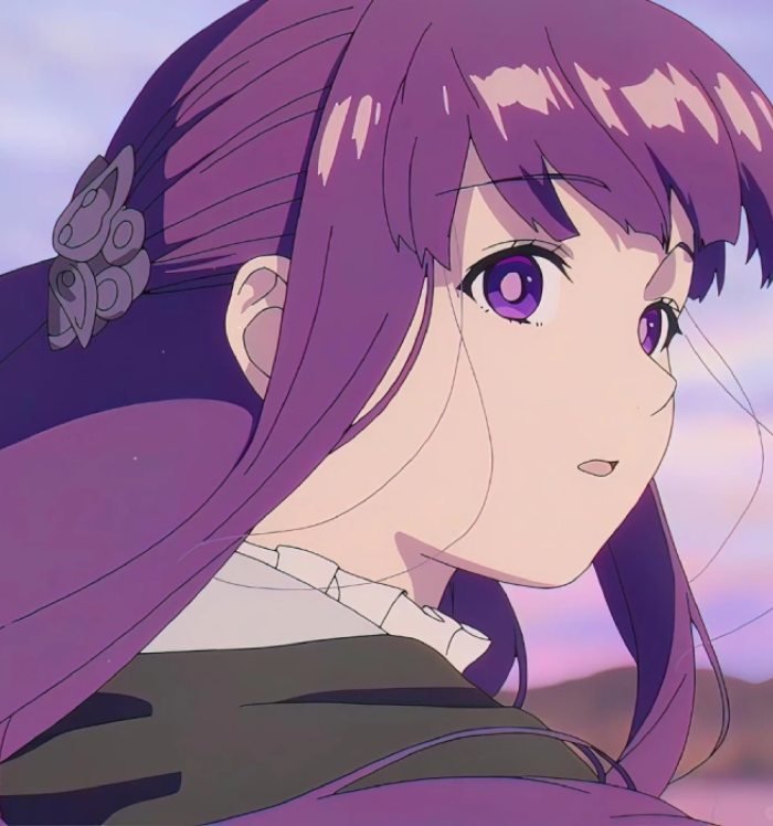 ánh mắt sâu lắng trong ảnh fern anime