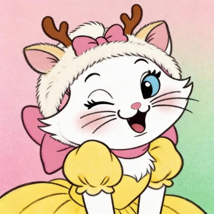 ảnh mèo anime nhìn rất xinh