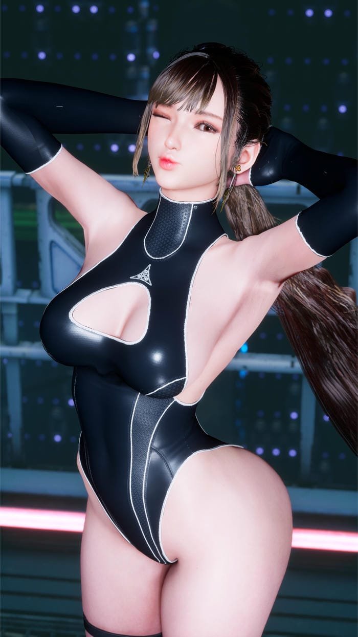 ảnh sexy anime cosplay mang phong thái cuốn hút