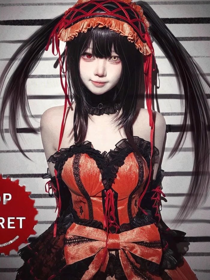 biểu cảm khó đoán đúng chất cosplay kurumi
