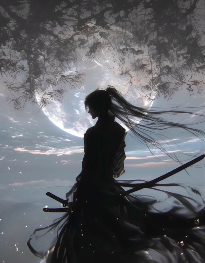 biểu cảm trầm lắng hình nền anime nam