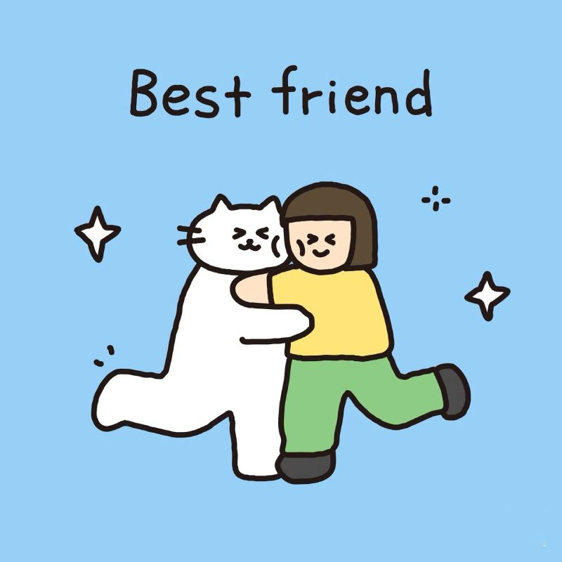 cái ôm nhìn hiền sticker ôm cute