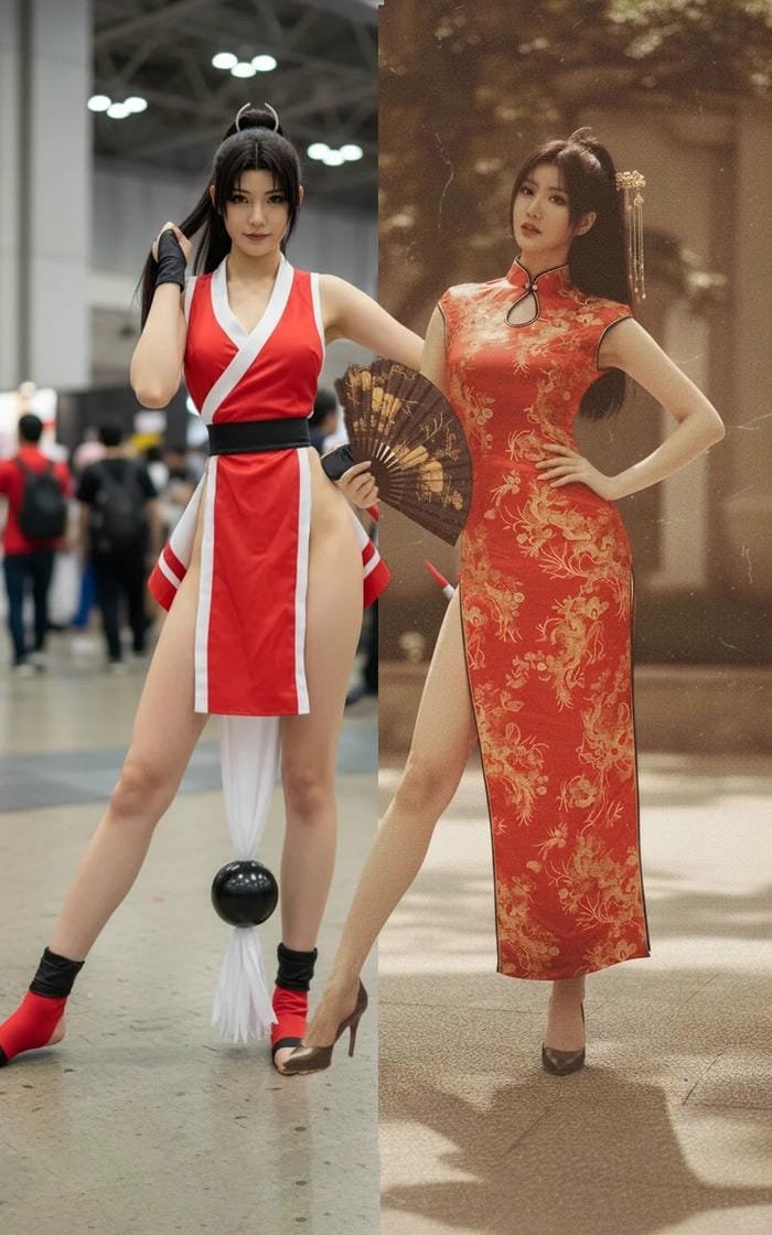 cảm hứng ninja Nhật trong mai shiranui cosplay