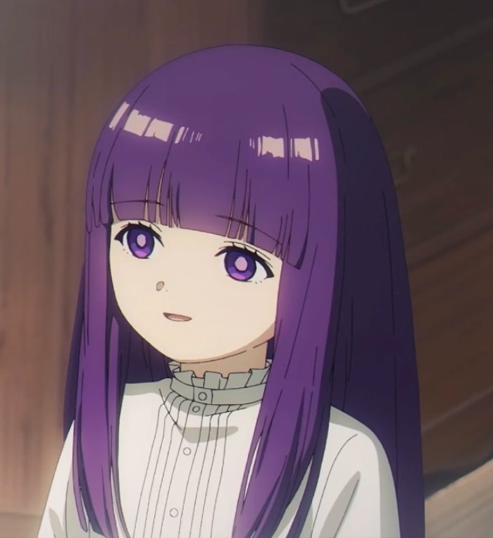 cảm xúc nhẹ xuất hiện trong ảnh fern anime