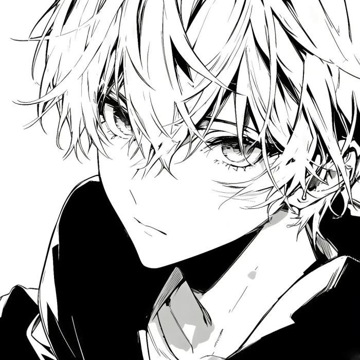 cảnh đêm ảnh anime trắng đen tĩnh