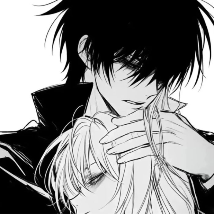 cặp nhân vật avatar đôi anime ngầu trầm