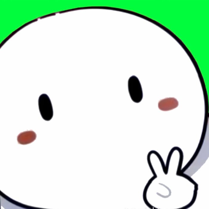 chỉ cần liếc qua đã thấy sticker thỏ bảy màu