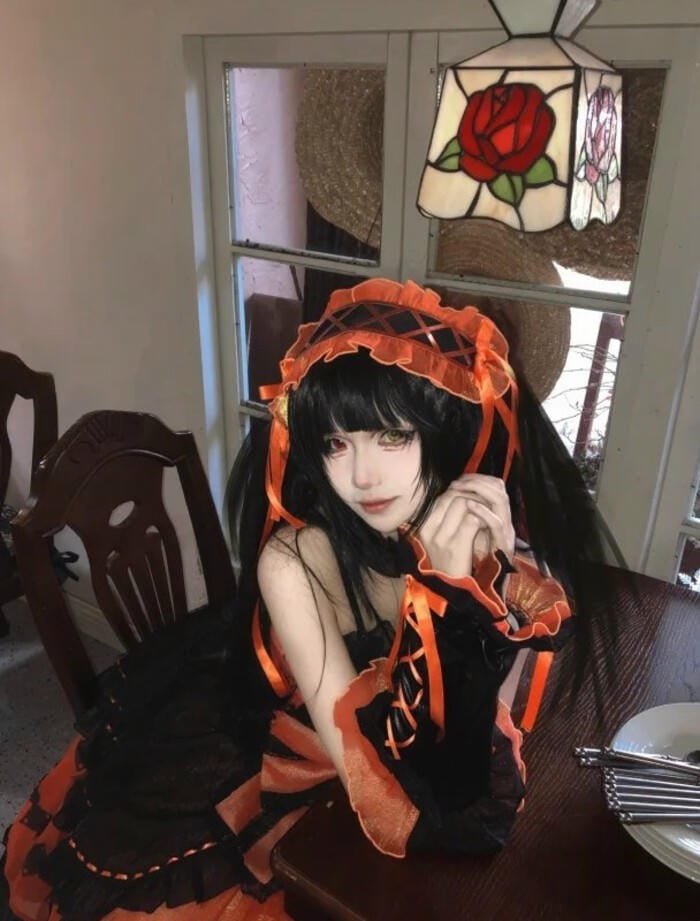 cosplay kurumi gợi không khí u tối đặc trưng