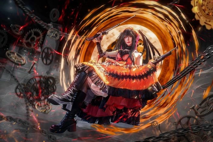 cosplay kurumi mang khí chất nhân vật phản anh hùng